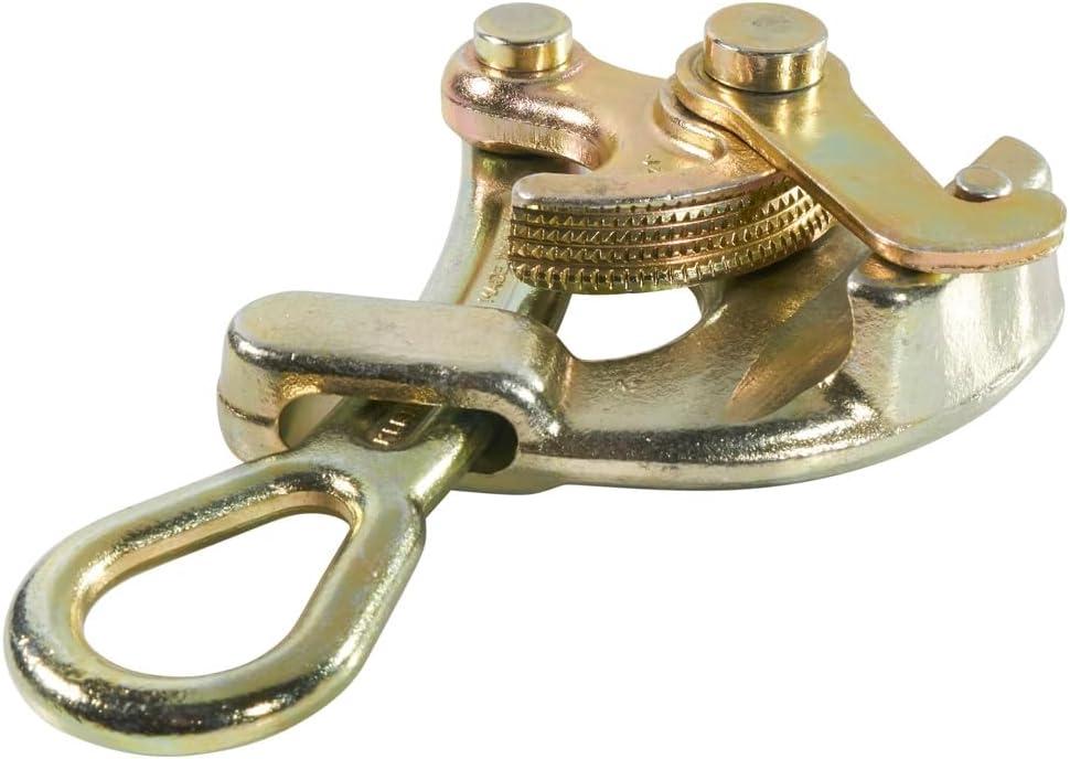 imageKlein Tools 162520 Grip Made in USA Havens Grip Wire Pulling Tool for Wire Rope to 075Inch Maximum Load 8000Pound028 to 075 Cable Diameter