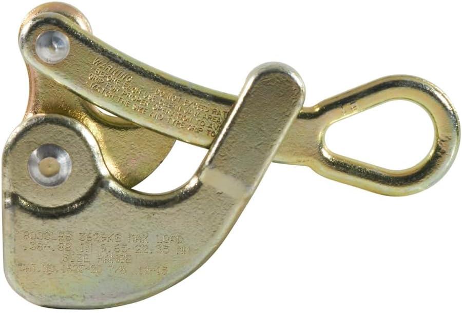 imageKlein Tools 162520 Grip Made in USA Havens Grip Wire Pulling Tool for Wire Rope to 075Inch Maximum Load 8000Pound028 to 075 Cable Diameter