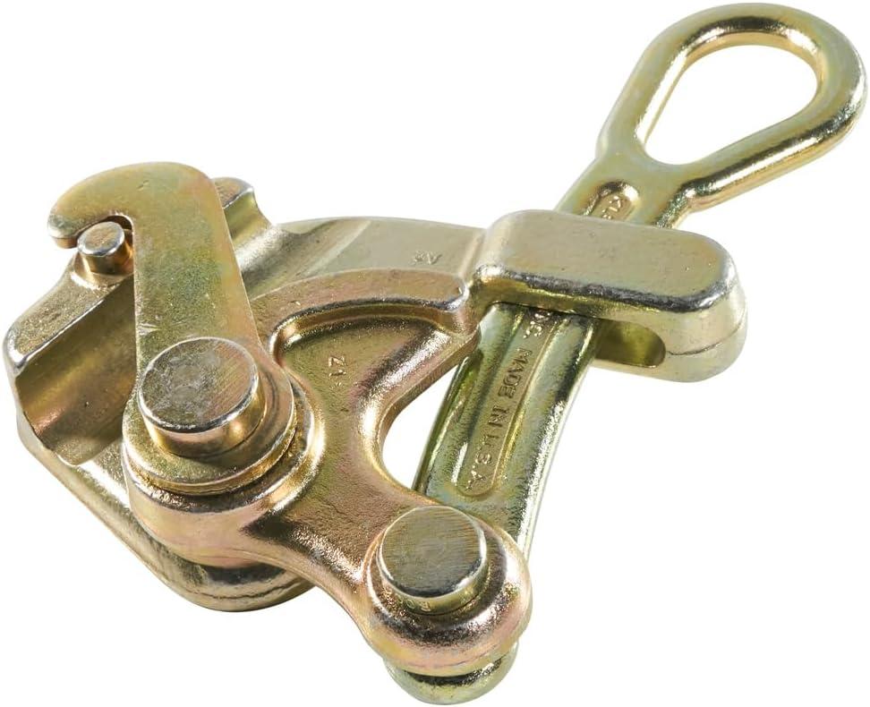 imageKlein Tools 162520 Grip Made in USA Havens Grip Wire Pulling Tool for Wire Rope to 075Inch Maximum Load 8000Pound028 to 075 Cable Diameter