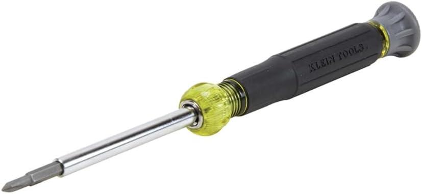 imageKlein Tools 32500MAG Magnetic MultiBit Screwdriver  Nut Driver 11in1 Multi Tool with 8 Bits 3 Nut Driver Sizes Cushion Grip Handle3Piece Kit