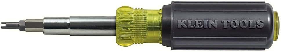 imageKlein Tools 32527 MultiBit Screwdriver  Nut Driver 11in1 with Phillips Slotted Square and Schrader Bits and Nut DriversKit  DRIVEBIT 32933