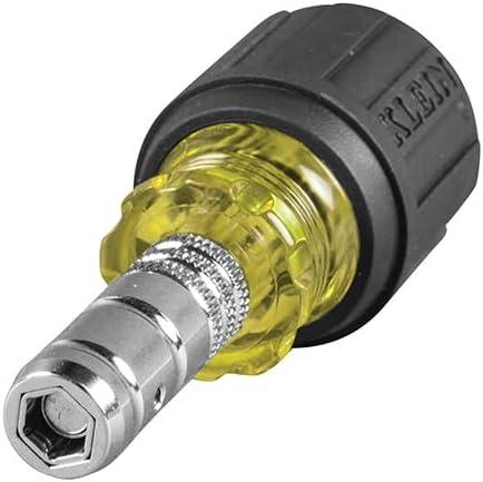 imageKlein Tools 32527 MultiBit Screwdriver  Nut Driver 11in1 with Phillips Slotted Square and Schrader Bits and Nut DriversKit