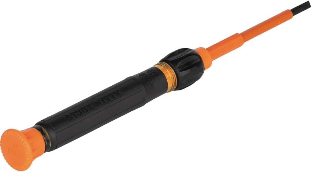 imageKlein Tools 32584INSR Precision 8in1 Screwdriver Set with Case 1000V Rated Insulated Set with Phillips Slotted and Tamperproof TORX Bits2in1 Insulated
