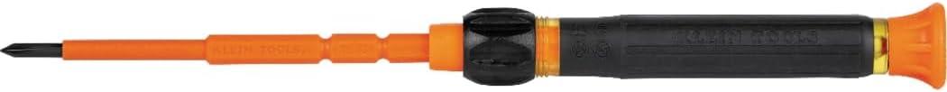 imageKlein Tools 32584INSR Precision 8in1 Screwdriver Set with Case 1000V Rated Insulated Set with Phillips Slotted and Tamperproof TORX Bits2in1 Insulated