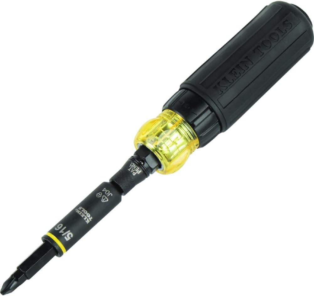 imageKlein Tools 32584INSR Precision 8in1 Screwdriver Set with Case 1000V Rated Insulated Set with Phillips Slotted and Tamperproof TORX Bits8in1