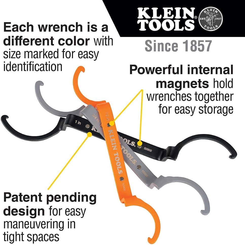 imageKlein Tools 32584INSR Precision 8in1 Screwdriver Set with Case 1000V Rated Insulated Set with Phillips Slotted and Tamperproof TORX Bits8in1 Precision
