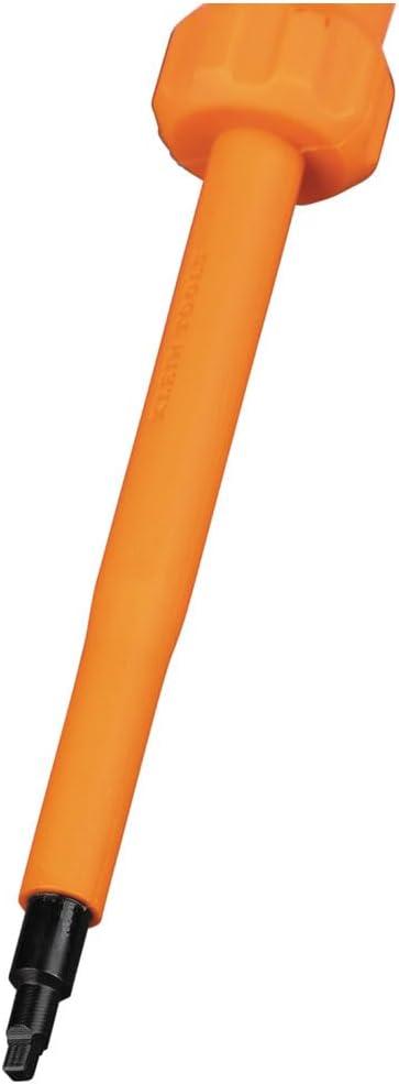 imageKlein Tools 33736INS Insulated Screwdriver Set Made in USA 1000V SlimTip Driver with Phillips Cabinet and Square Bits and a Magnetizer 6PieceOne Size