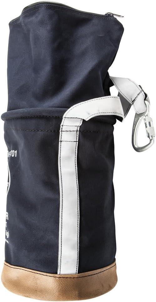 imageKlein Tools 5104CLRFR Canvas Bucket FlameResistant Top Closing Tool Bucket with DoubleReinforced Bottom 100Pound Load RatedOne Size