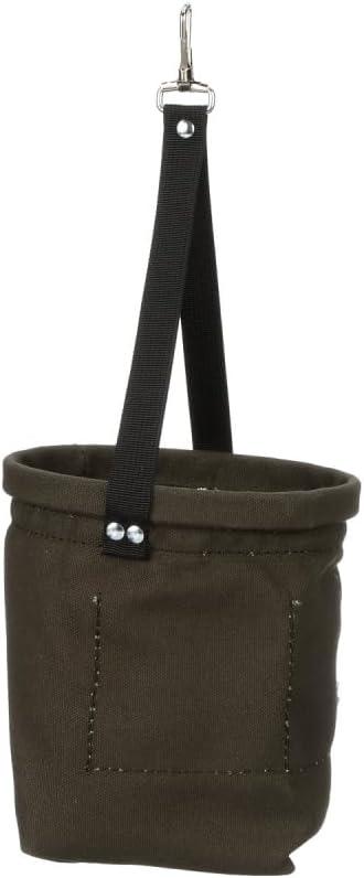 imageKlein Tools 5143 Canvas TaperedBottom Bag with Two Interior Pockets and a Snap Clip Made of No 10 Canvas