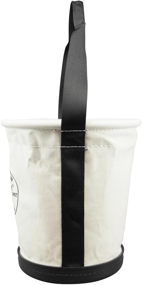 imageKlein Tools 5172PS HeavyDuty TaperedWall Bucket with 15 Inside Pockets No 4 CanvasStandard