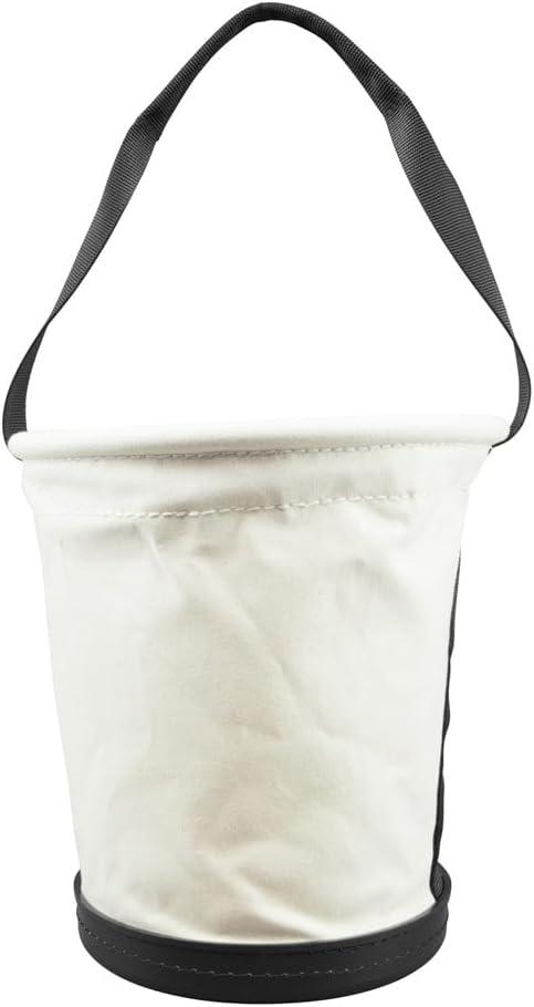 imageKlein Tools 5172PS HeavyDuty TaperedWall Bucket with 15 Inside Pockets No 4 CanvasStandard