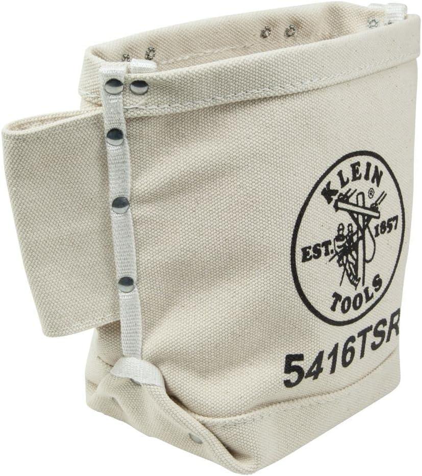 imageKlein Tools 5416T Tool Bag BullPin and Bolt Pouch No 4 Canvas with Tunnel Connection 5 x 10 x 9Inch1 Count Pack of 2