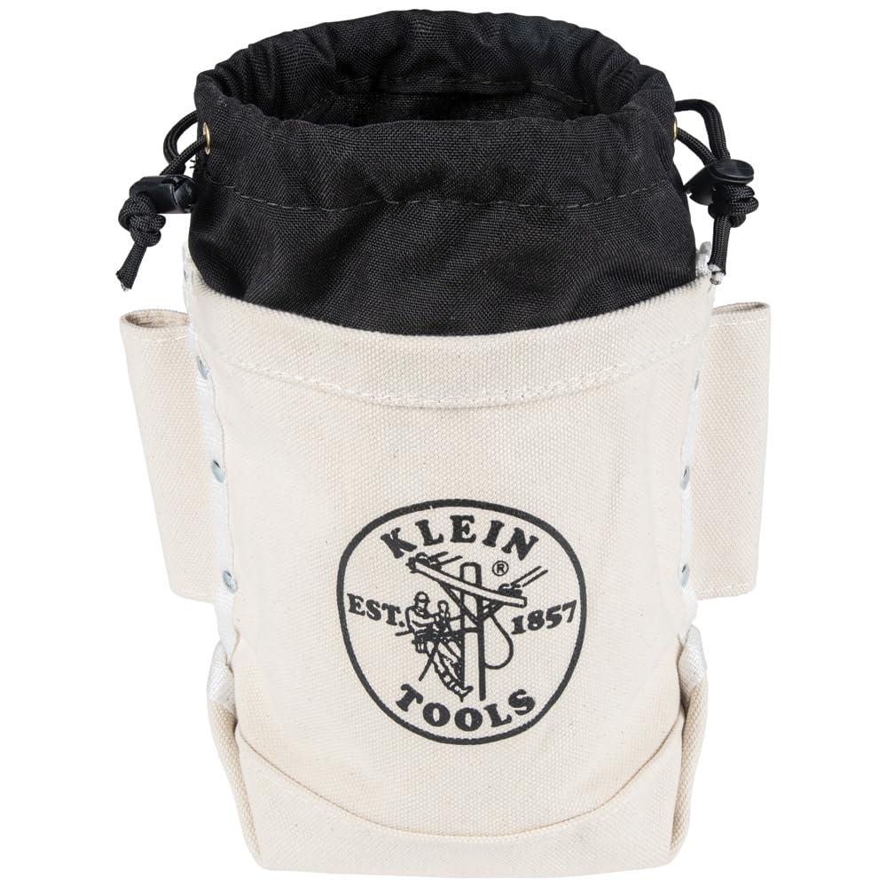 imageKlein Tools 5416TC Tool Bag Top Closing Bolt Bag with 3Inch Drawstring Load Rated with Tunnel Connect 5 x 10 x 9InchStandard
