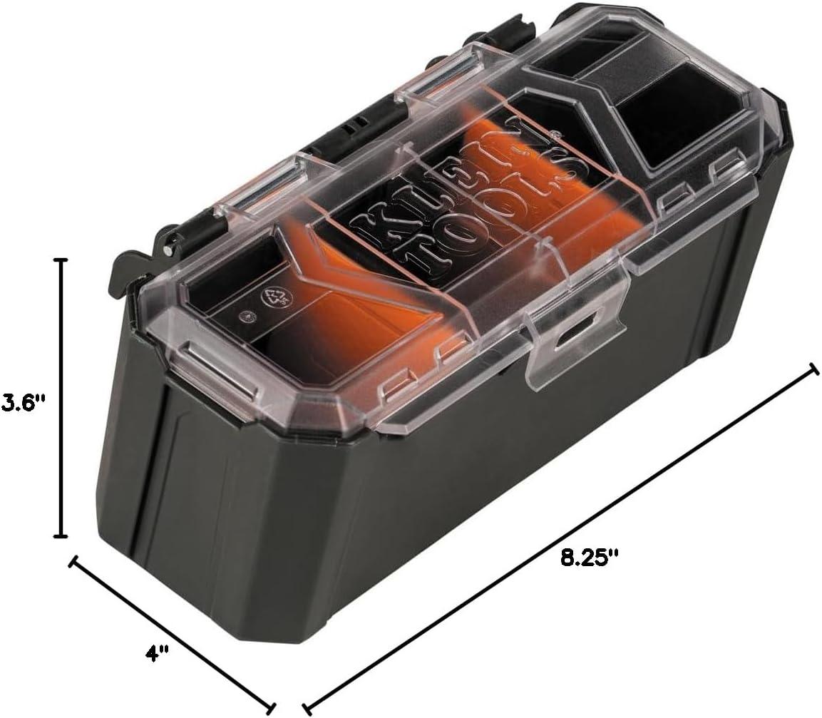 imageKlein Tools 54815MB MODbox Parts Bin Modular Tool Storage System Side Mounting Accessory Easy OneHanded Attachment Clear Lid