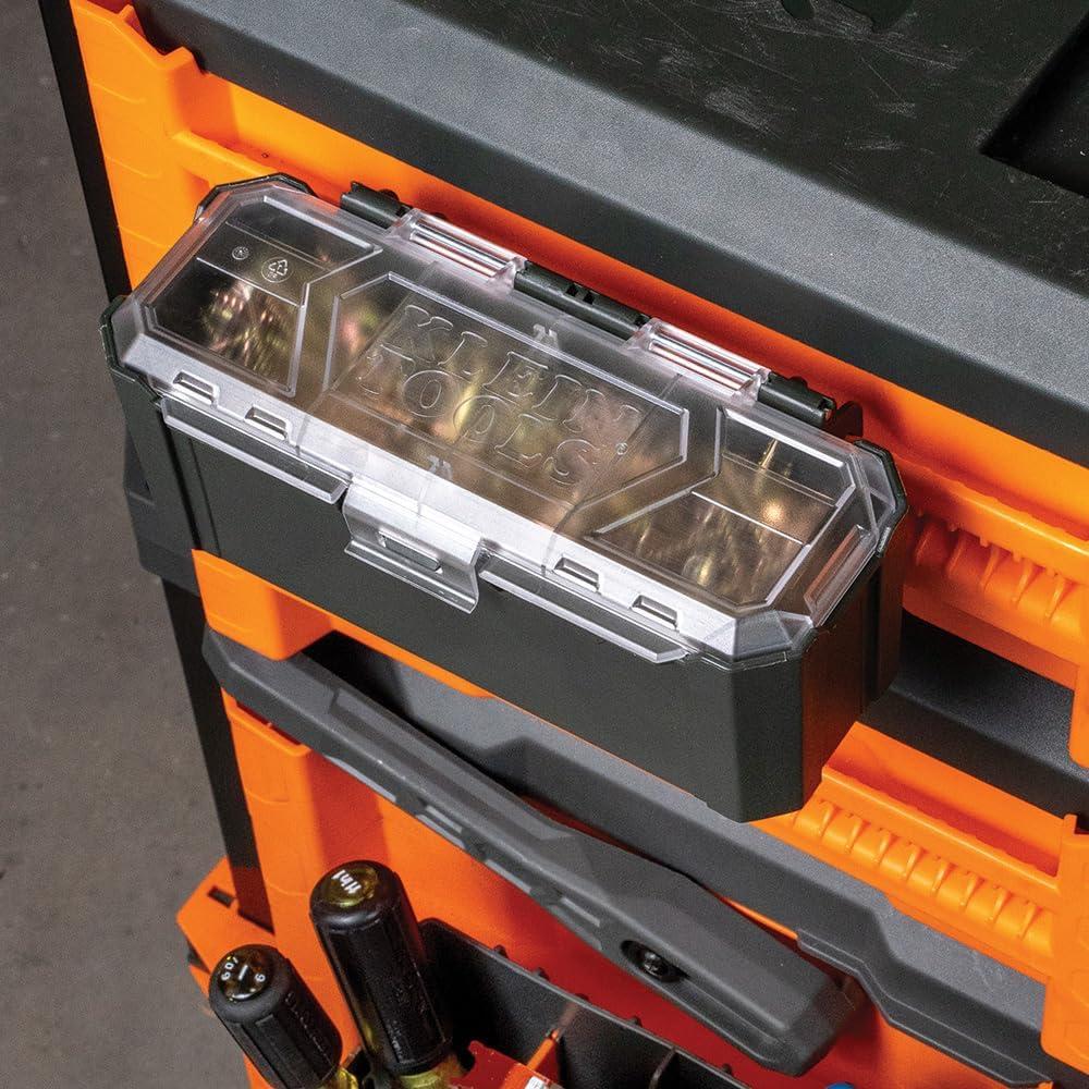 imageKlein Tools 54815MB MODbox Parts Bin Modular Tool Storage System Side Mounting Accessory Easy OneHanded Attachment Clear Lid