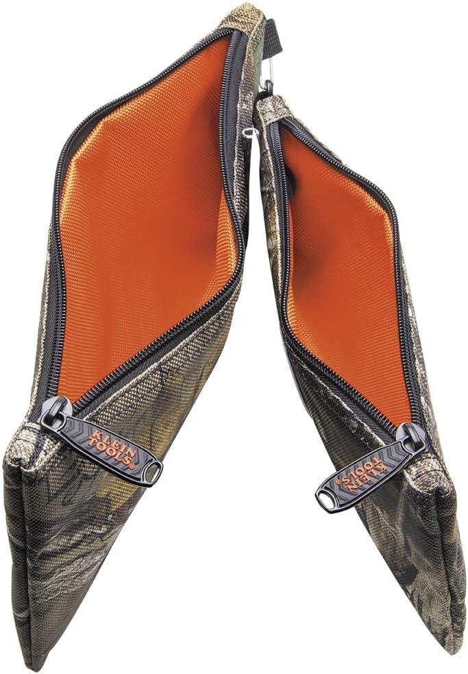 imageKlein Tools 55560 Zipper Bags Camo Bags are 125 and 10Inch 1680d Ballistic Weave Camouflage 2Piece