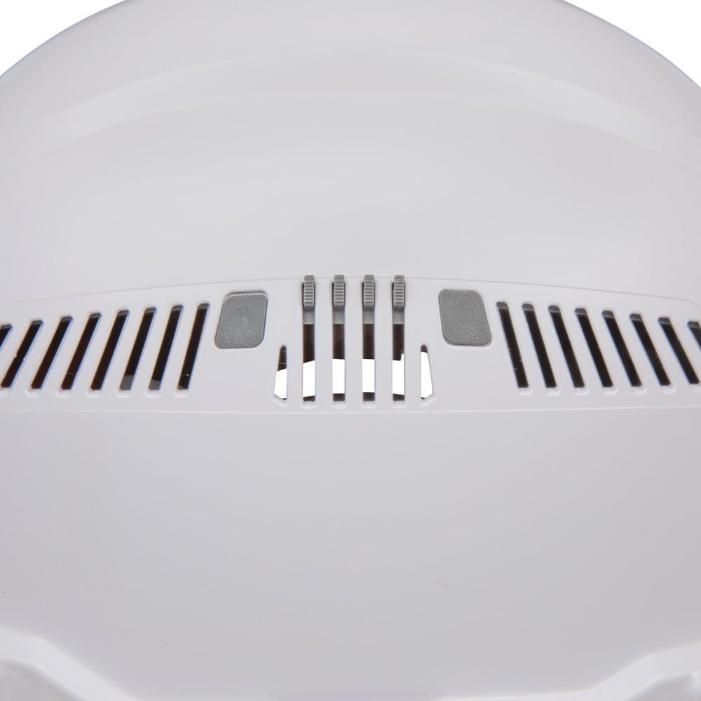 imageKlein Tools 60407 Hard Hat Light Vented Full Brim Style Padded SelfWicking OdorResistant Sweatband WhiteHard Hat wAlkaline Light