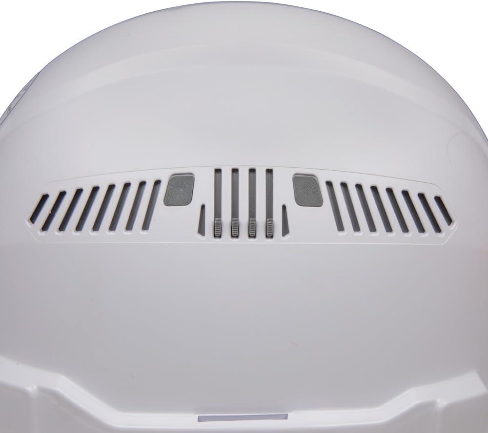 imageKlein Tools 60407 Hard Hat Light Vented Full Brim Style Padded SelfWicking OdorResistant Sweatband WhiteHard Hat wRechargeable Light