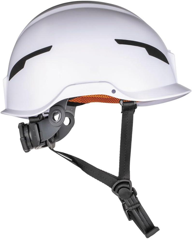 imageKlein Tools 60564 Safety Helmet Type2 Safety Helmet 20kV Protection NonVented Class E WhiteSafety Helmet