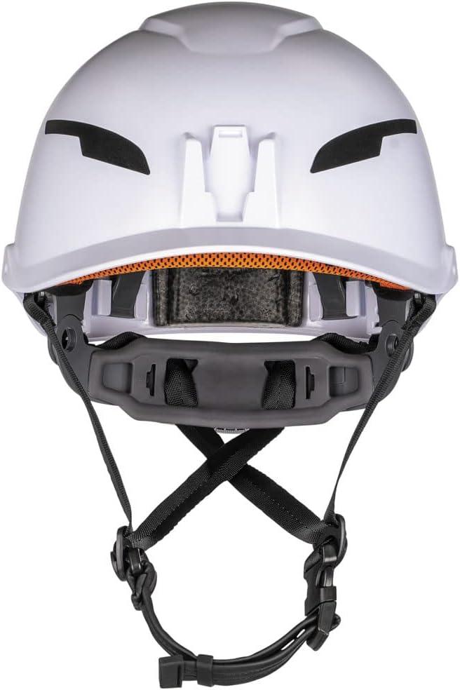 imageKlein Tools 60564 Safety Helmet Type2 Safety Helmet 20kV Protection NonVented Class E WhiteSafety Helmet