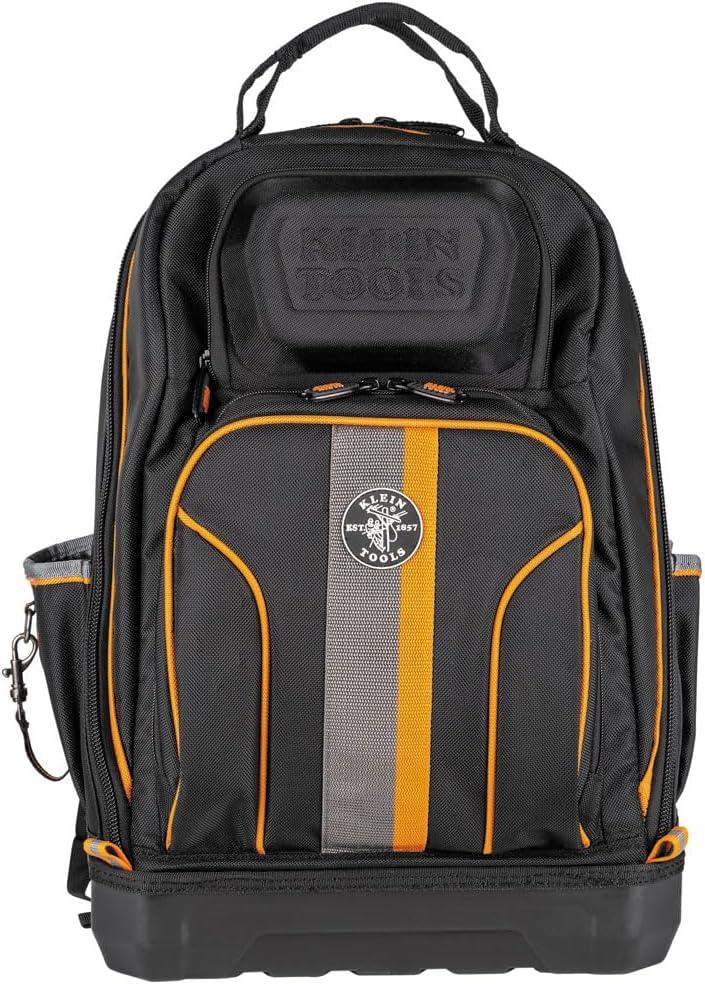 imageKlein Tools 62800BP Backpack Tool Bag Tradesman Pro ExtraLarge 40Pocket Electrician Jobsite Backpack with Molded Bottom Charging PortFullsize