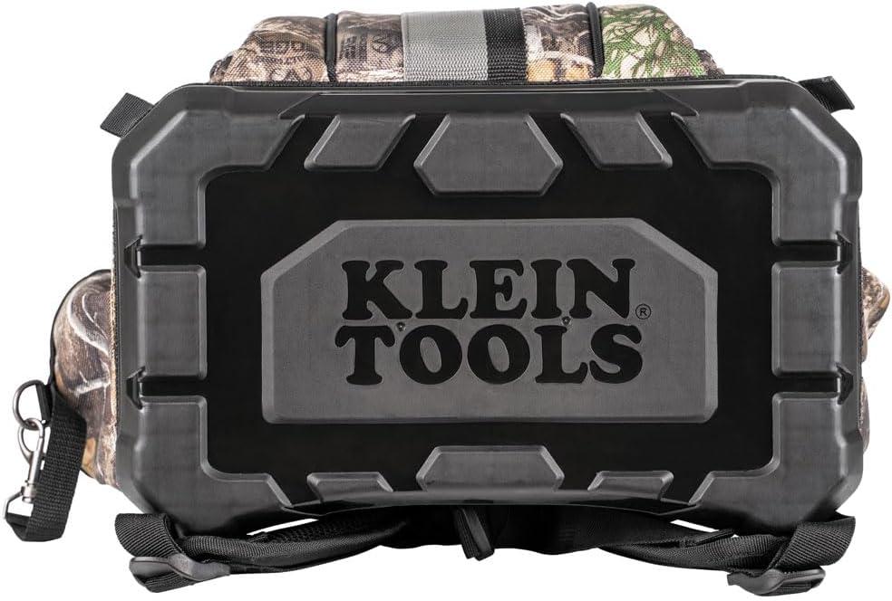 imageKlein Tools 62800BP Backpack Tool Bag Tradesman Pro ExtraLarge 40Pocket Electrician Jobsite Backpack with Molded Bottom Charging PortFullsize Camo