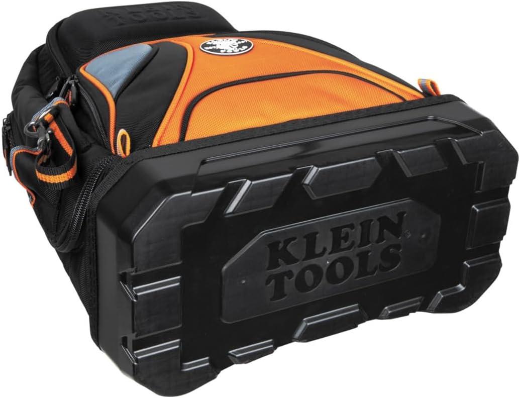 imageKlein Tools 62800BP Backpack Tool Bag Tradesman Pro ExtraLarge 40Pocket Electrician Jobsite Backpack with Molded Bottom Charging PortLow Profile