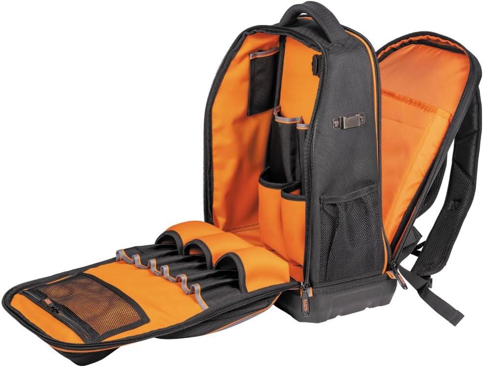 imageKlein Tools 62805BPTECH 28Pocket Laptop Backpack Tool Bag Tradesman Pro ExtraLarge Tech Tool Backpack with Molded Bottom Charging PortBackpack