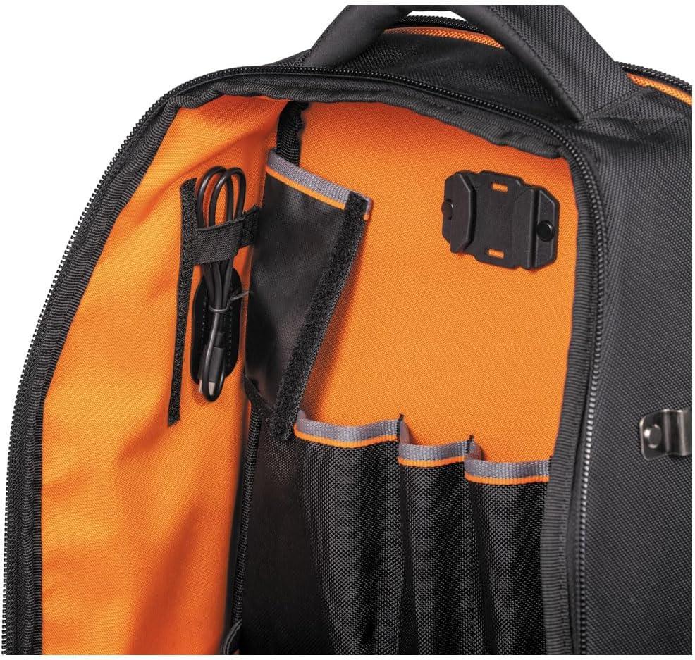 imageKlein Tools 62805BPTECH 28Pocket Laptop Backpack Tool Bag Tradesman Pro ExtraLarge Tech Tool Backpack with Molded Bottom Charging PortBackpack