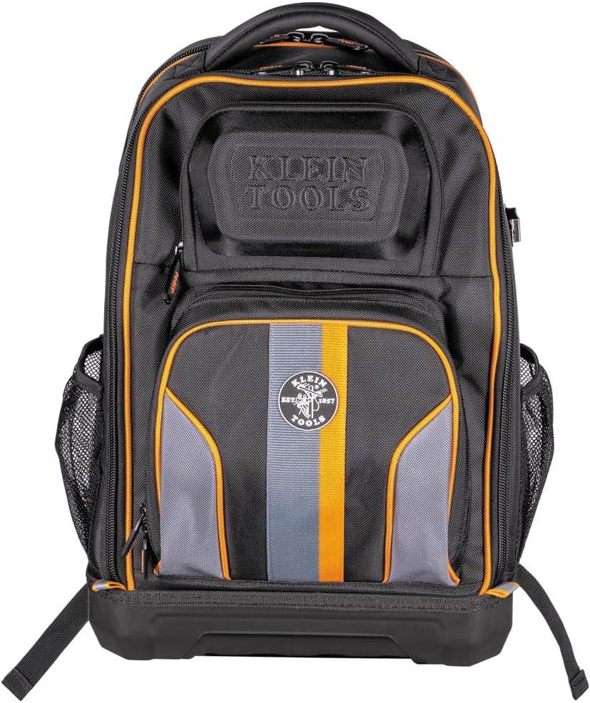 imageKlein Tools 62805BPTECH 28Pocket Laptop Backpack Tool Bag Tradesman Pro ExtraLarge Tech Tool Backpack with Molded Bottom Charging PortBackpack