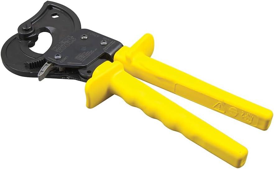 imageKlein Tools 63711 Wire Cable Cutter with Open Front Loading Jaws Cuts 600 MCM Copper 750 MCM Aluminum400 MCM Copper600 MCM Aluminum336 MCM ACSR
