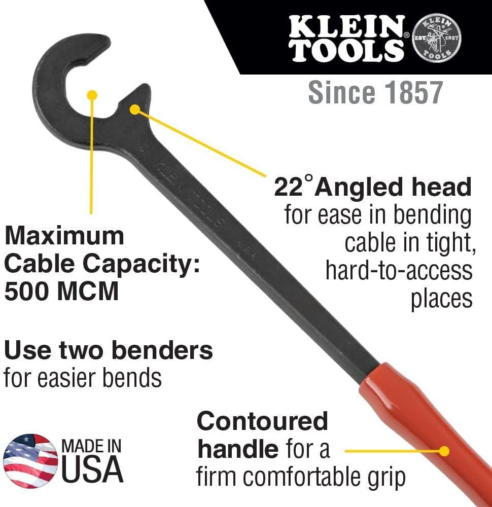 imageKlein Tools 63711 Wire Cable Cutter with Open Front Loading Jaws Cuts 600 MCM Copper 750 MCM Aluminum600 MCM Copper750MCM Aluminum