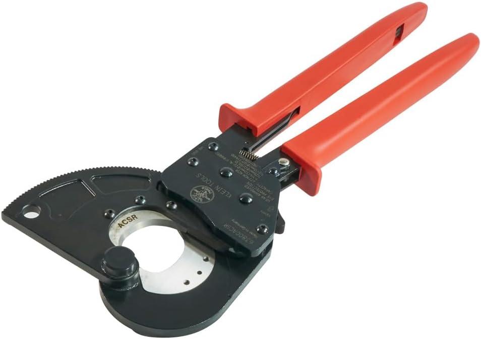 imageKlein Tools 63711 Wire Cable Cutter with Open Front Loading Jaws Cuts 600 MCM Copper 750 MCM AluminumACSR  477 MCM