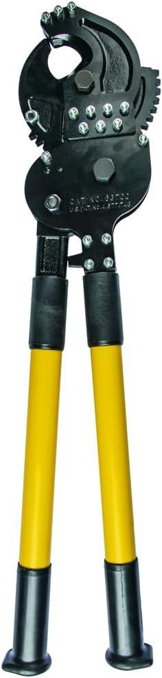 imageKlein Tools 63711 Wire Cable Cutter with Open Front Loading Jaws Cuts 600 MCM Copper 750 MCM AluminumHeavy Duty