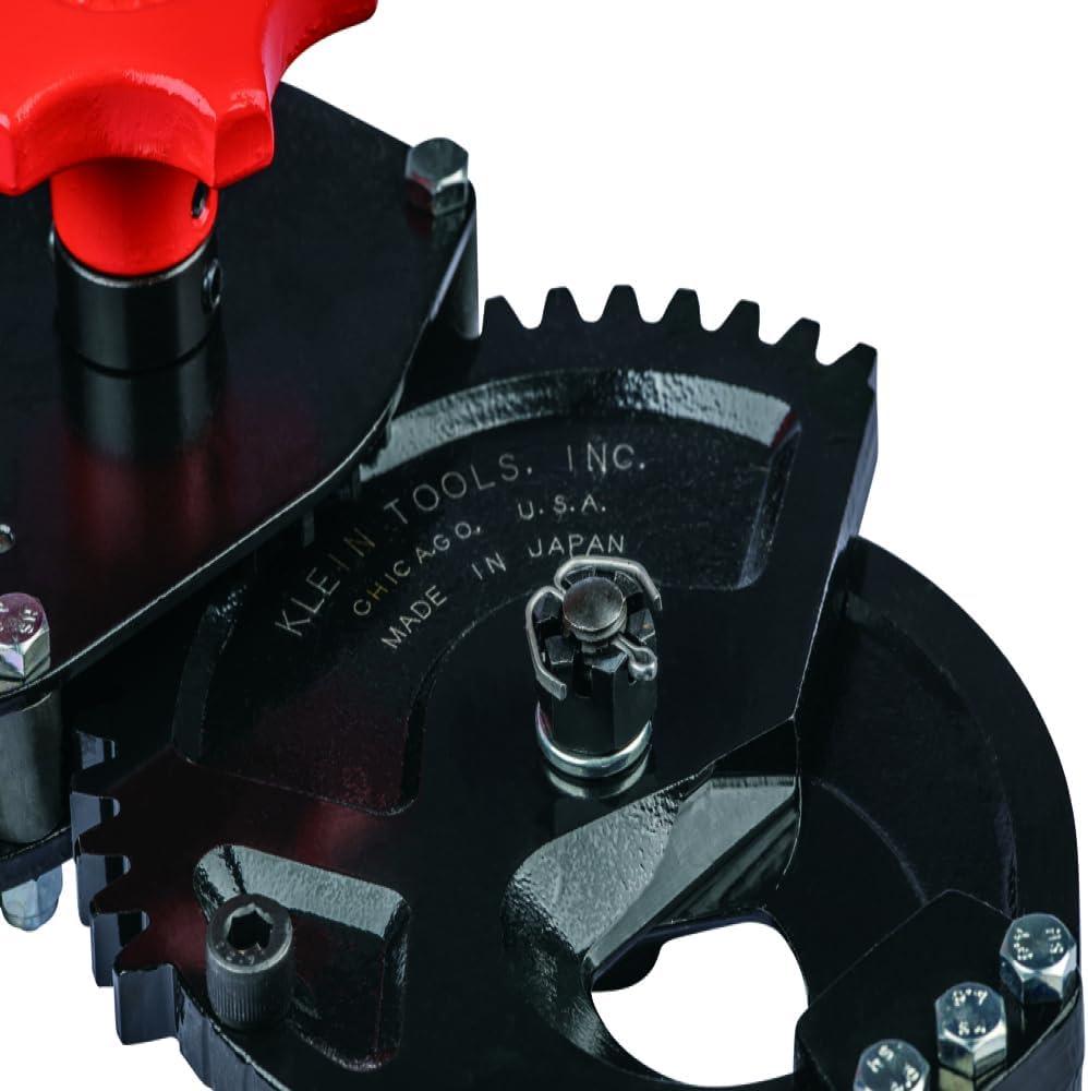 imageKlein Tools 63711 Wire Cable Cutter with Open Front Loading Jaws Cuts 600 MCM Copper 750 MCM AluminumHeavy Duty