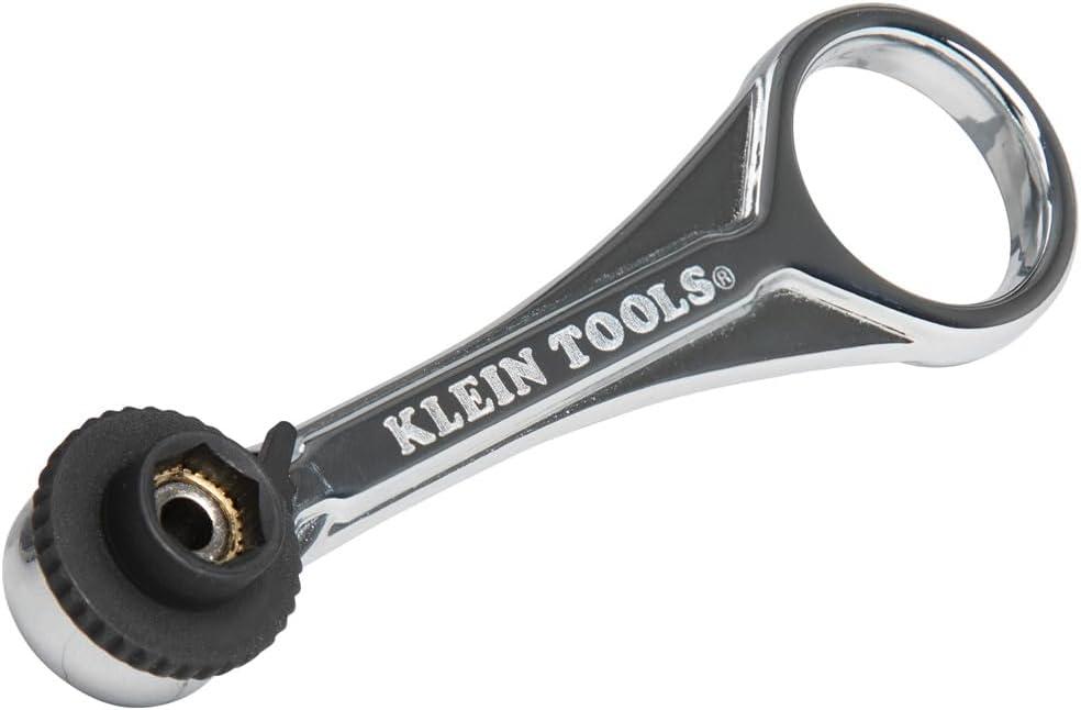 imageKlein Tools 65200 Ratchet Set 5Piece Mini Ratchet Set with Phillips Slotted and Adapter for Other Socket Sizes For Tight SpacesRatchet Set