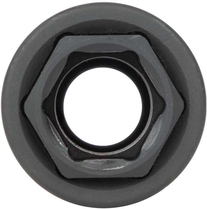 imageKlein Tools 66001 2in1 Impact Socket Sizes 34Inch and 916Inch Hex 12Point Deep Socket Wrench with 12Inch Drive6Point