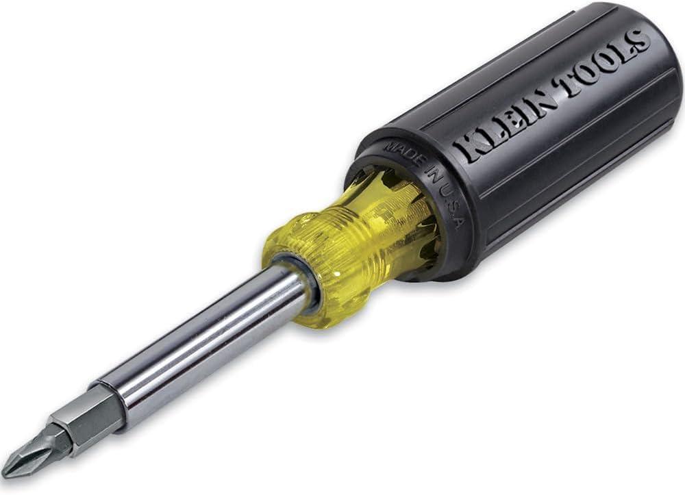imageKlein Tools 80019 Tool Set MultiBit Screwdriver and Nut Driver Tool Kit 30 Different Industrial Strength Bits and Sizes 4Piece4Piece Driver Kit