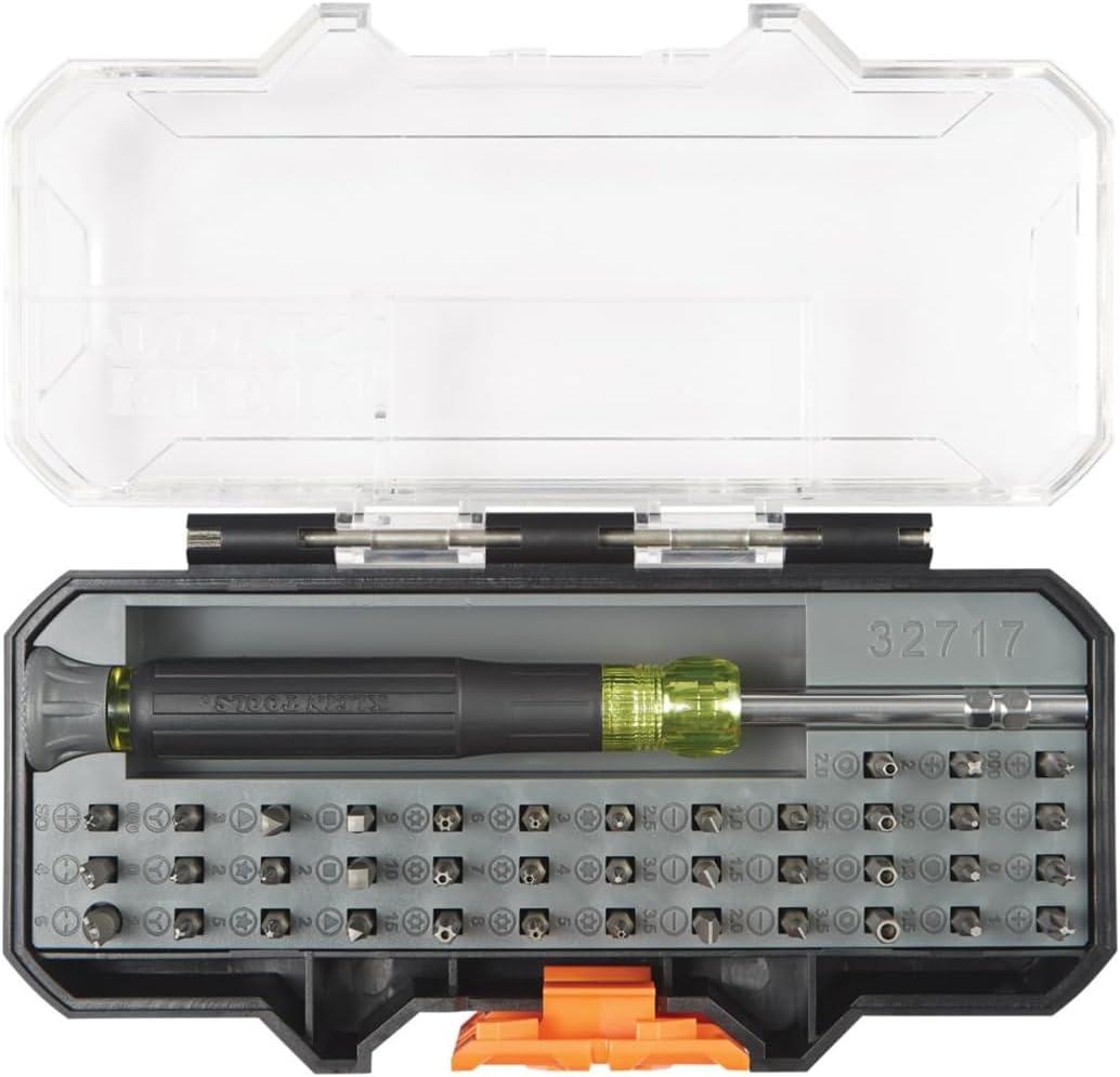 imageKlein Tools 80066 Precision Driver Kit with MultiBit Screwdriver and AllinOne Repair Tool Kit with 39 Bits for Apple Products 2Piece39 Bit Driver Set