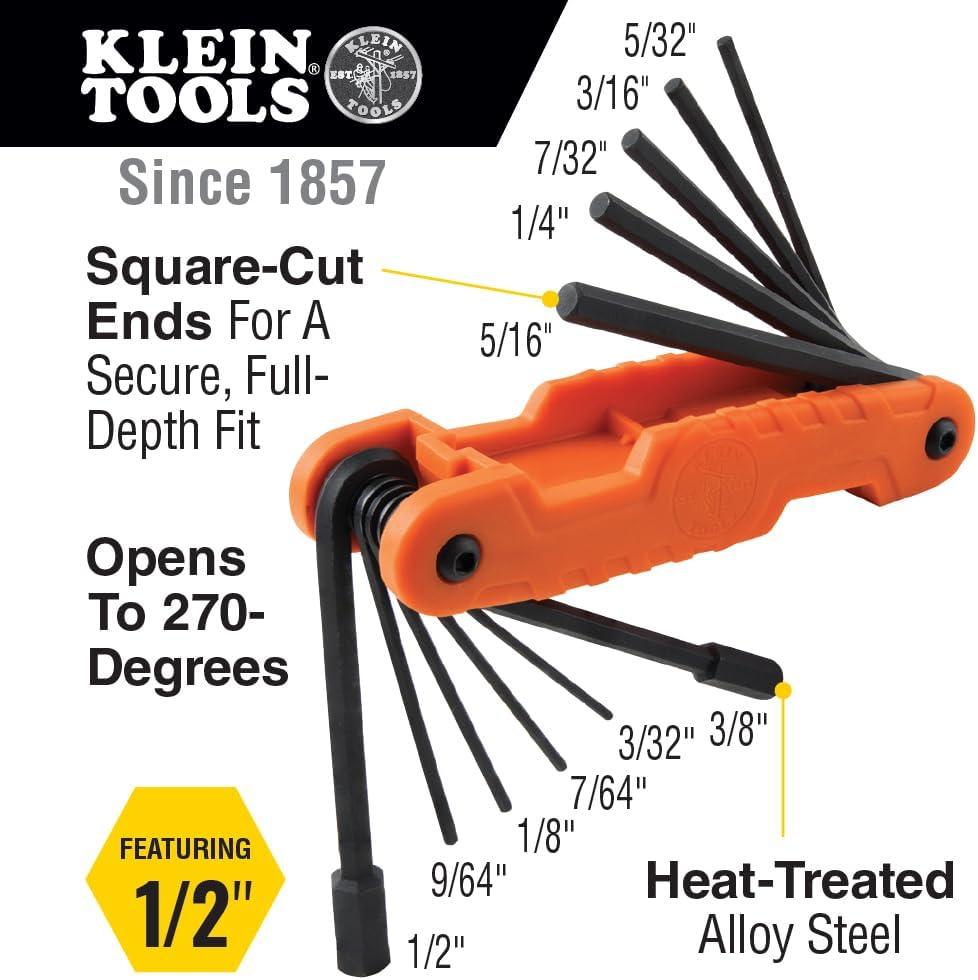 imageKlein Tools 80141 Hand Tools Kit includes Pliers Screwdrivers Nut Drivers Backpack and More Jobsite Tools 41Piece