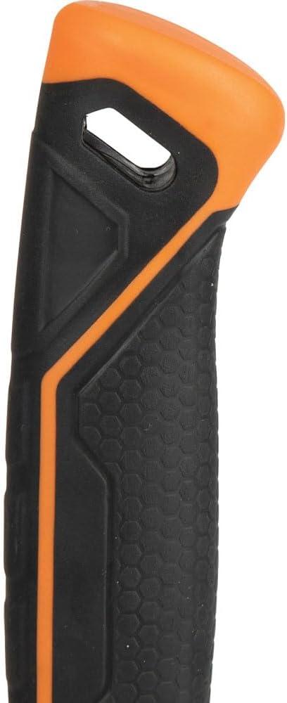 imageKlein Tools 83226 Linemans 26Ounce Claw Milled Hammer Fiberglass Handle Heavy Duty for Utility Poles Milled Face High Visibility Orange26 oz