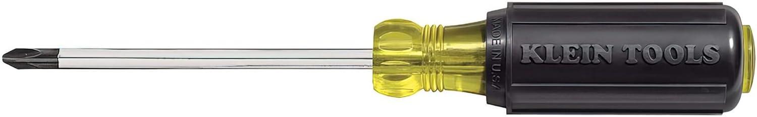 imageKlein Tools 85148 Screwdriver Set with Magnetizer  Demagnetizer for Magnetic Tips Flathead and Phillips Home Improvement 9Piece8Piece Screwdriver Set