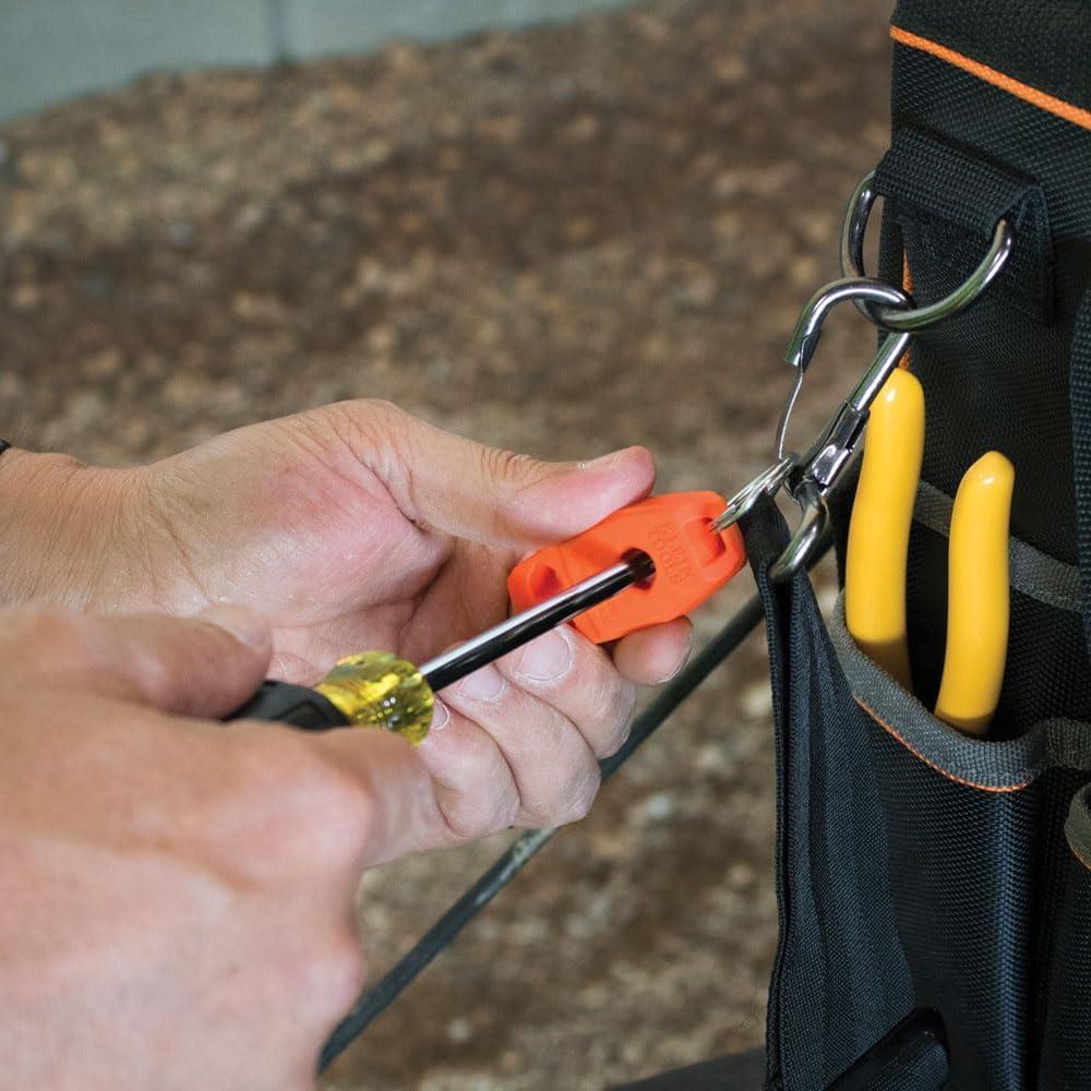 imageKlein Tools 85148 Screwdriver Set with Magnetizer  Demagnetizer for Magnetic Tips Flathead and Phillips Home Improvement 9Piece8Piece Screwdriver Set