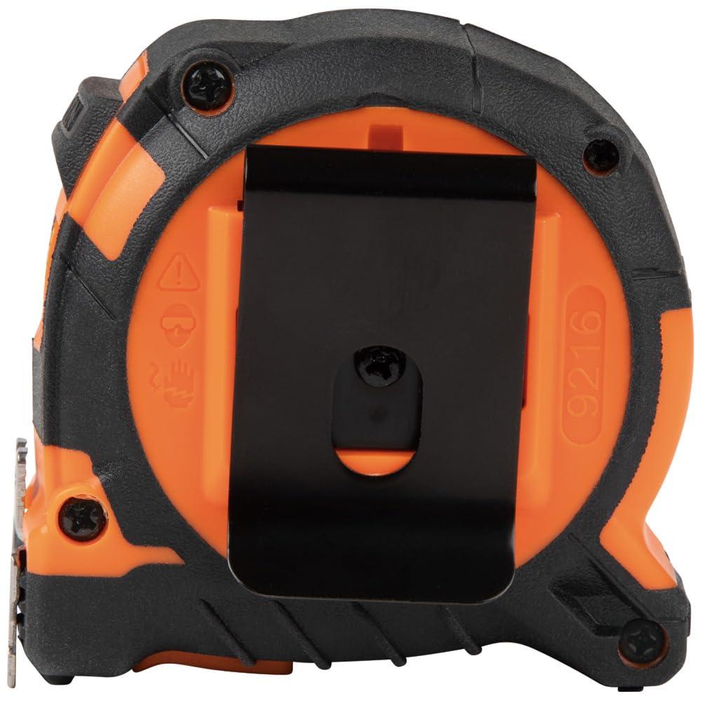 imageKlein Tools 9225 Tape Measure HeavyDuty Measuring Tape with 25Foot DoubleHook DoubleSided Nylon Reinforced Blade with Metal Belt Clip16Foot