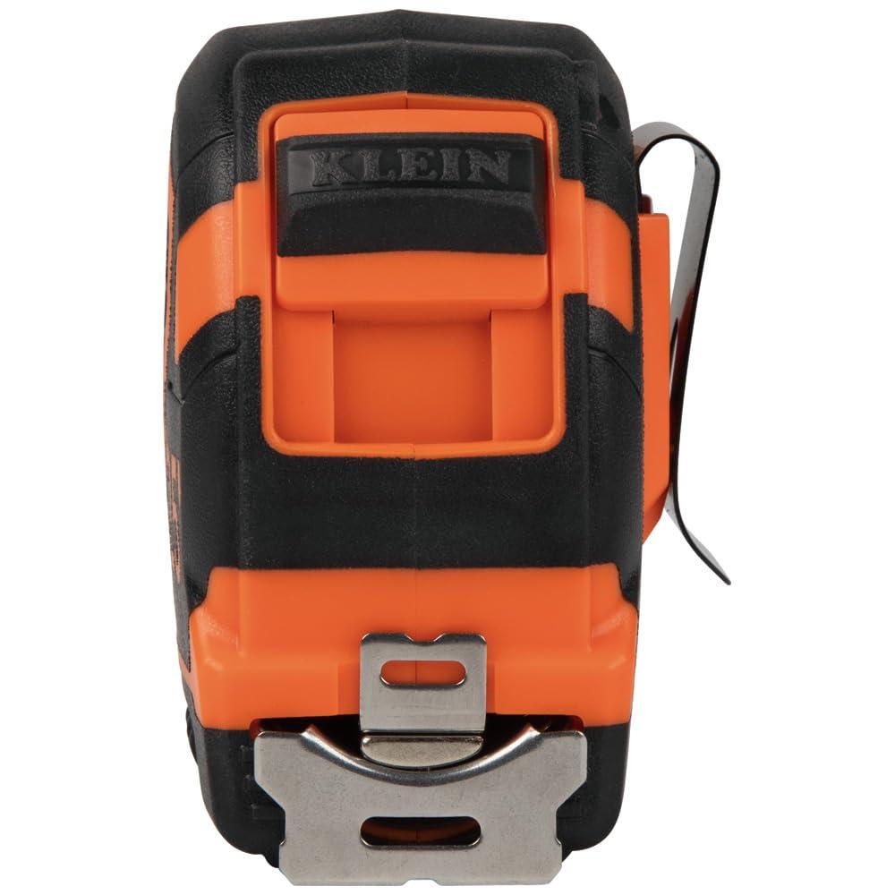 imageKlein Tools 9225 Tape Measure HeavyDuty Measuring Tape with 25Foot DoubleHook DoubleSided Nylon Reinforced Blade with Metal Belt Clip25Foot