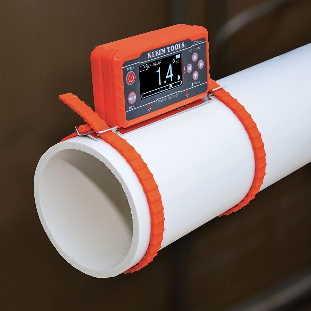 imageKlein Tools 935DAG Digital Electronic Level and Angle Gauge Measures 0  90 and 0  180 Degree Ranges Measures and Sets AnglesKit