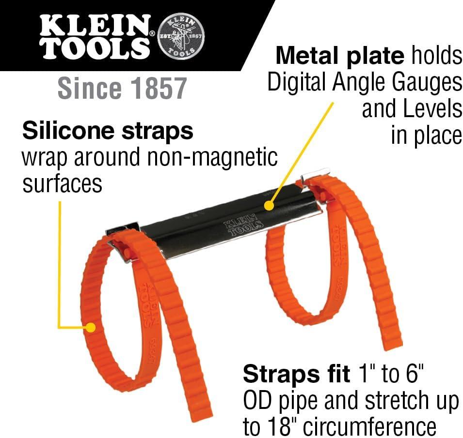 imageKlein Tools 935DAG Digital Electronic Level and Angle Gauge Measures 0  90 and 0  180 Degree Ranges Measures and Sets AnglesKit