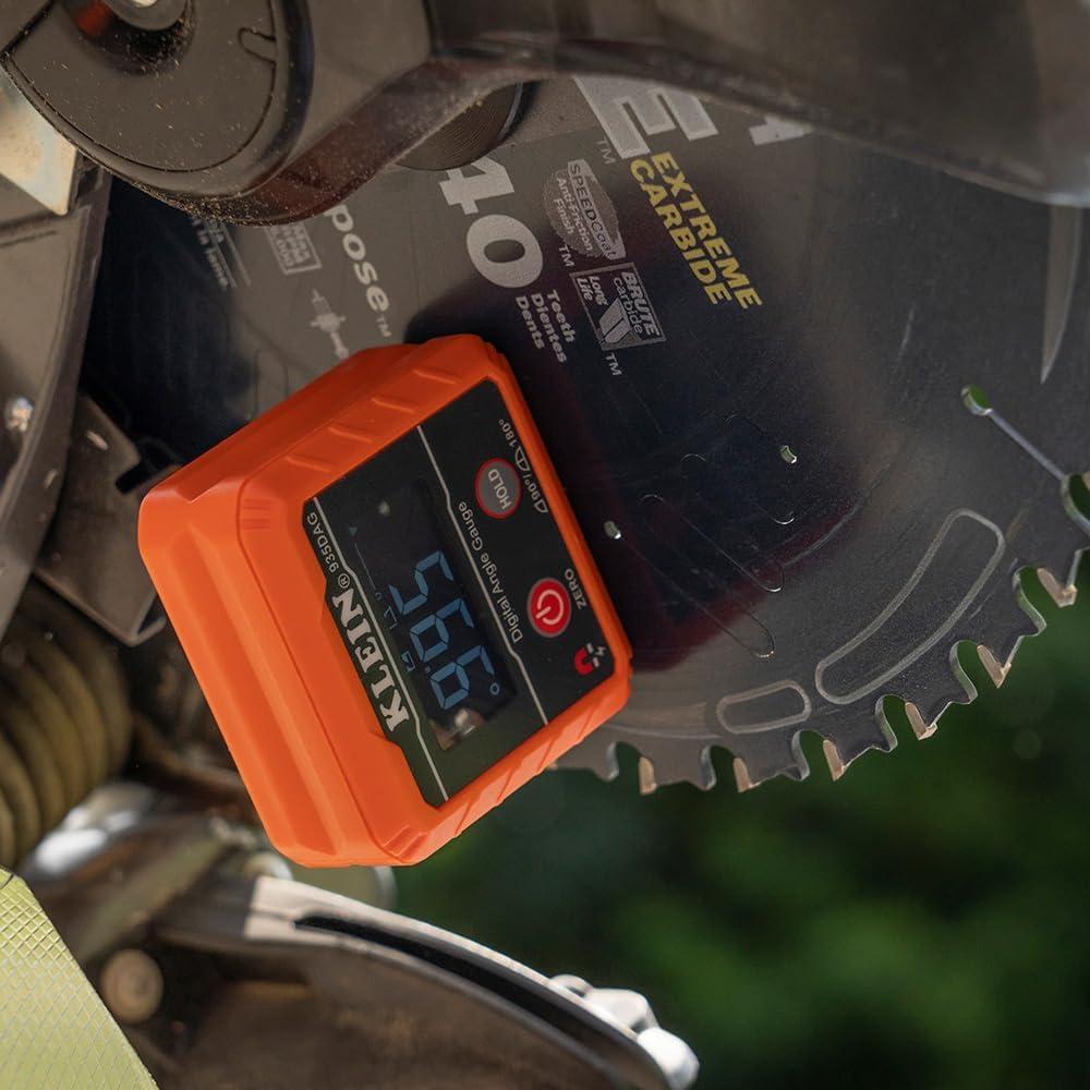 imageKlein Tools 935DAG Digital Electronic Level and Angle Gauge Measures 0  90 and 0  180 Degree Ranges Measures and Sets AnglesLevel