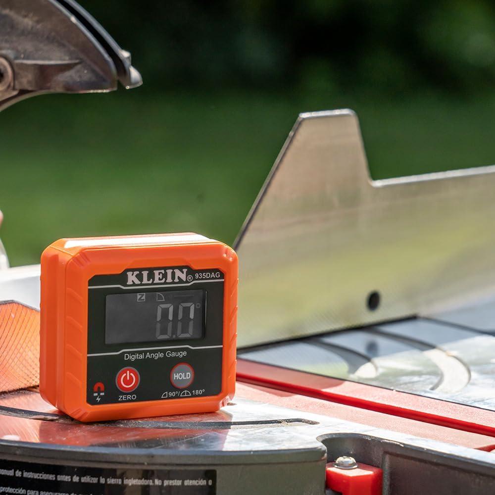imageKlein Tools 935DAG Digital Electronic Level and Angle Gauge Measures 0  90 and 0  180 Degree Ranges Measures and Sets AnglesLevel