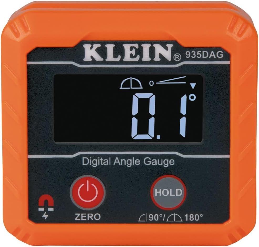 imageKlein Tools 935DAG Digital Electronic Level and Angle Gauge Measures 0  90 and 0  180 Degree Ranges Measures and Sets AnglesLevel